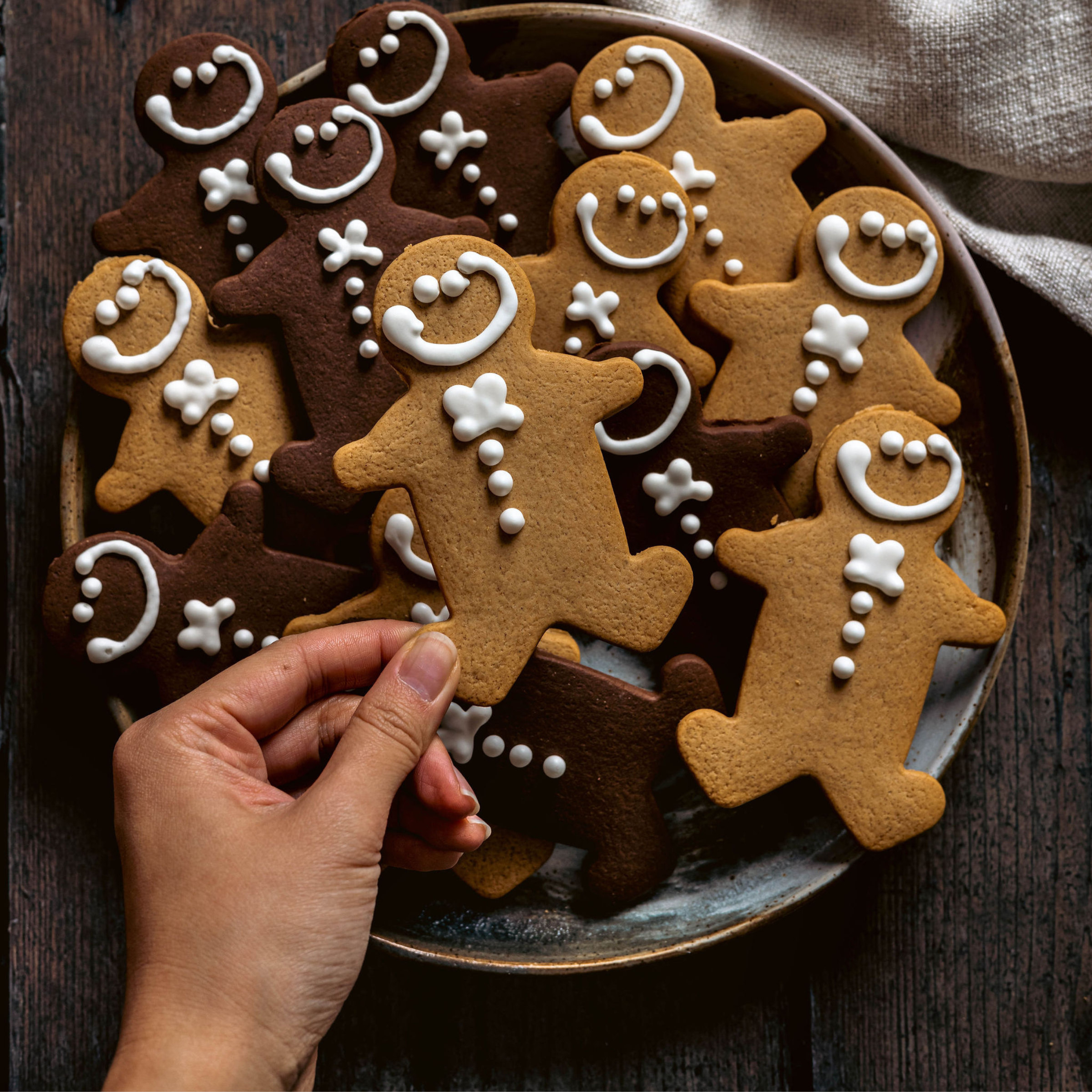 チョコレートジンジャーブレッドマン x24 |乳製品不使用 - Gingerbread チョコレートジンジャーブレッドマン x24 |乳製品不使用 - Gingerbread