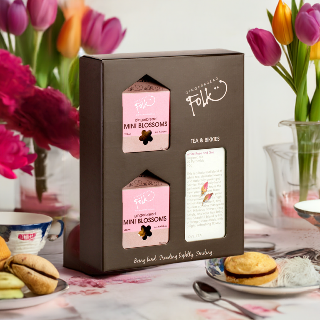 tea &amp; bikkies mini blossoms giftpack
