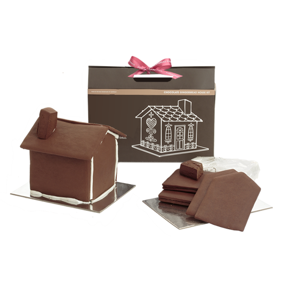 chocolate gingerbread house kit