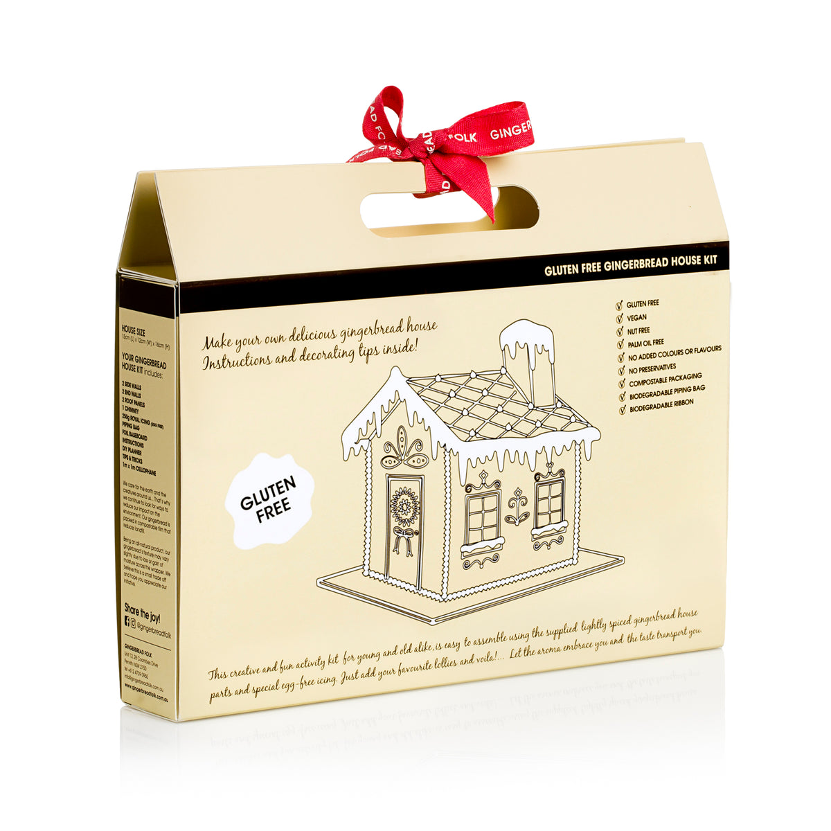 gluten free gingerbread house kit